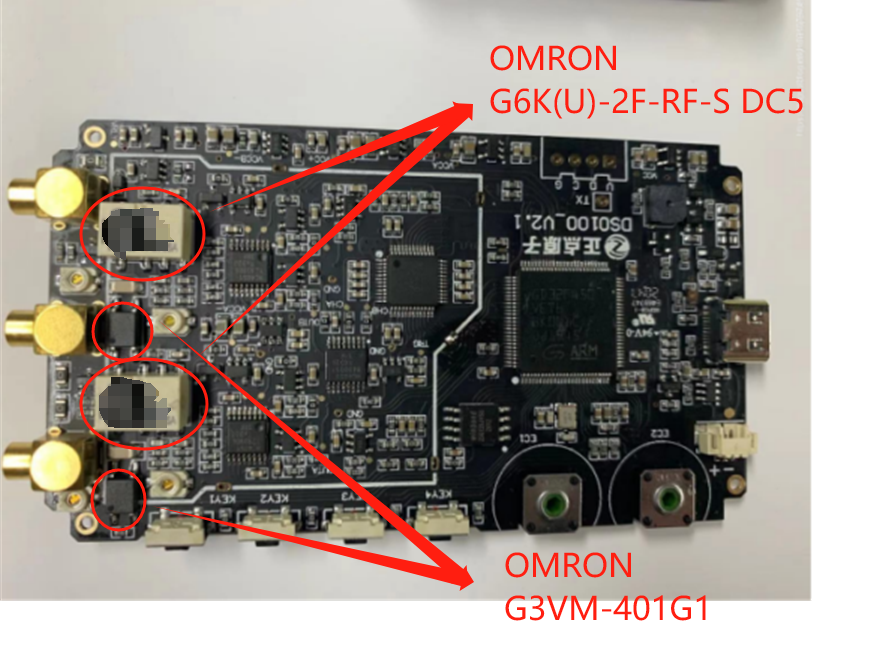 欧姆龙(高频)信号/Mosfet继电器应用于示波器