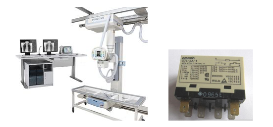 大功率继电器在DXR射线成像机里的应用
