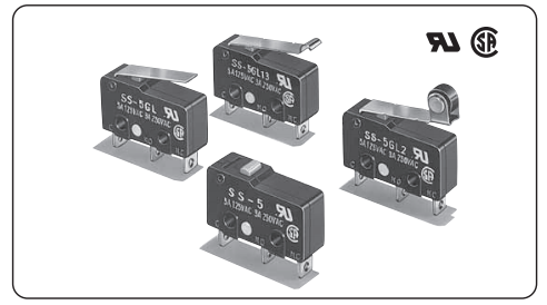 欧姆龙SS-5GL小型微动开关工作原理与应用