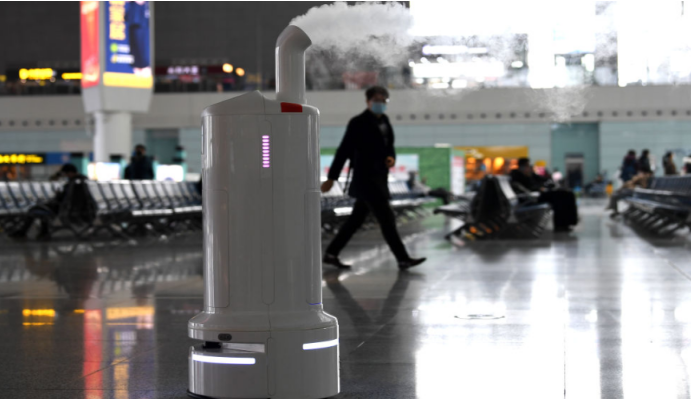 科技春运：红外测温传感器助力防疫机器人
